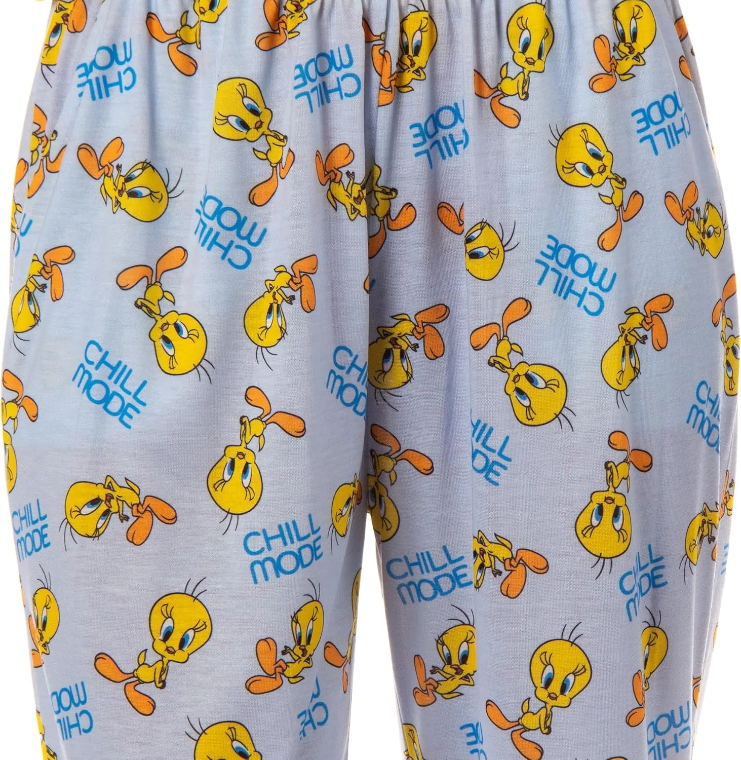 Looney Tunes Women's This Is How I Chill Tossed Tweety Bird Sleep Pajama Short Set