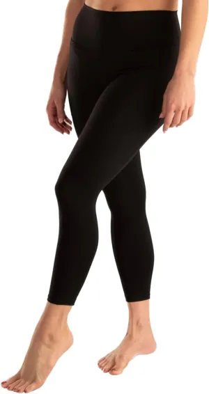 LUMANA Leakproof Womens Leggings: Menstrual   Bladder Control Yoga Pants with Pockets - Built-in Catch All Pads (22" Inseam)