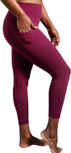 LUMANA Leakproof Womens Leggings: Menstrual   Bladder Control Yoga Pants with Pockets - Built-in Catch All Pads (22" Inseam)