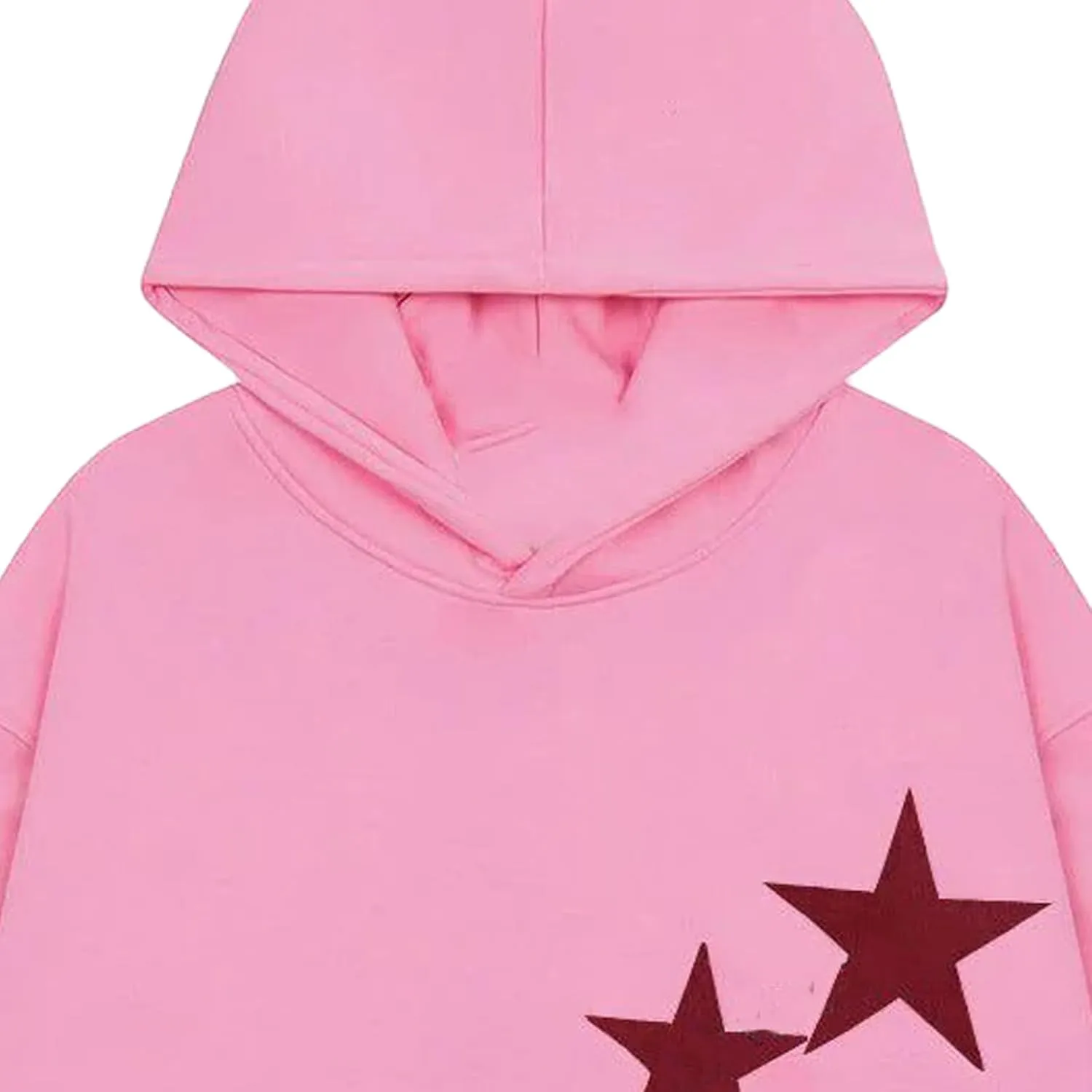 Meiweileya Womens Y2k Oversized Graphic Star Preppy Hoodies Sweatshirt Aesthetic Pullover Pockets Long Sleeve