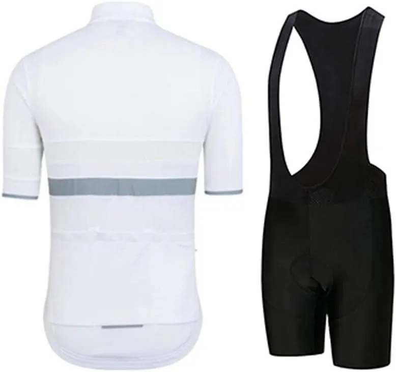 Men's Bike Clothing Set Cycling Jerseys Road Bicycle Shirts Kit   Bib Shorts Quick-Dry Full Zipper Riding Clothes