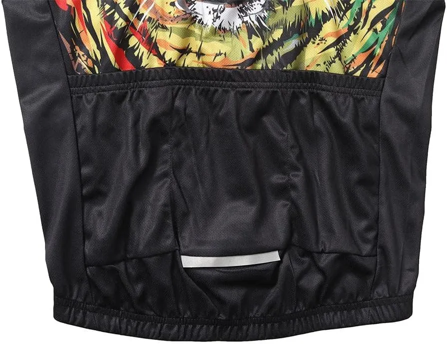Men's Bike Clothing Set Cycling Jerseys Road Bicycle Shirts Kit   Bib Shorts Quick-Dry Full Zipper Riding Clothes