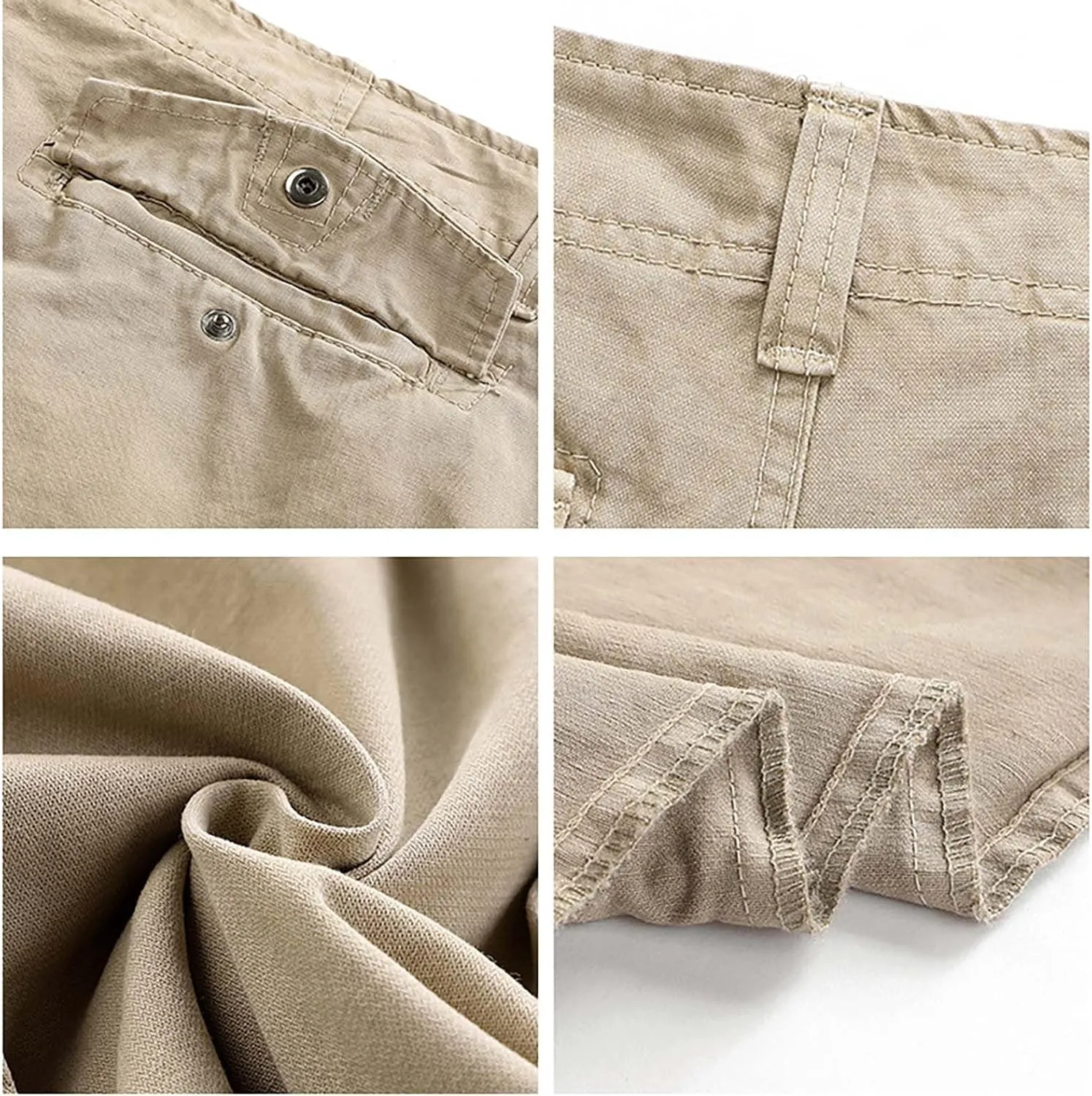Men's Cargo Sweatpants Men's Drawstring Workwear Solid Colour Trousers Men's Casual Sports Slim Fit Pantalones Tacticos