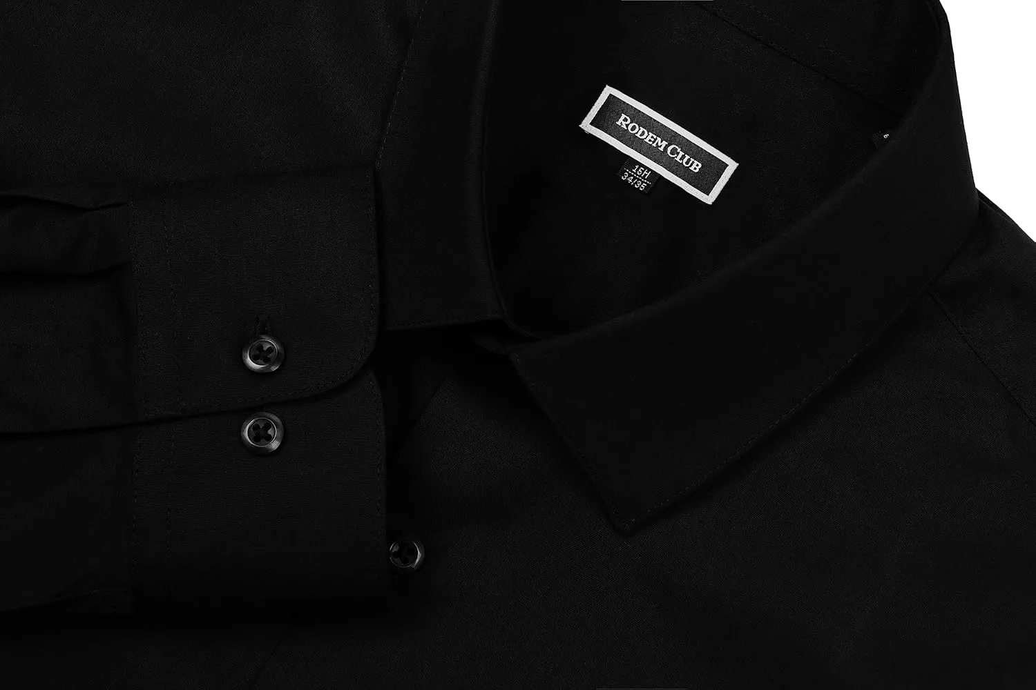 Men's Dress Shirt Regular Fit Long Sleeve Wrinkle-Resistant Business Formal Solid Button Down Shirts with Pocket
