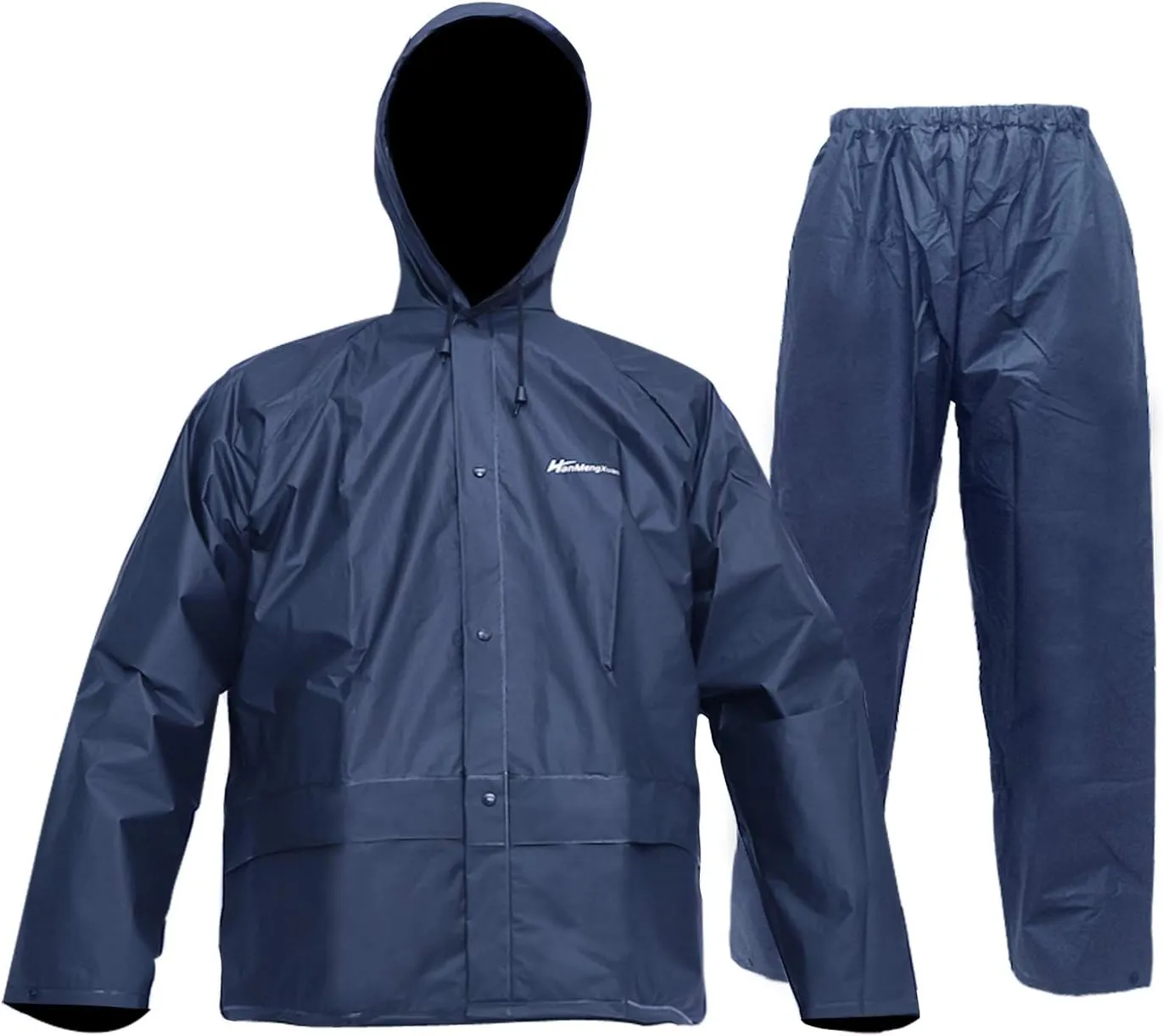 Men's Rain Suit Waterproof Rain Work Gear Ultra-Lite Rain Jacket and Pants Rainwear