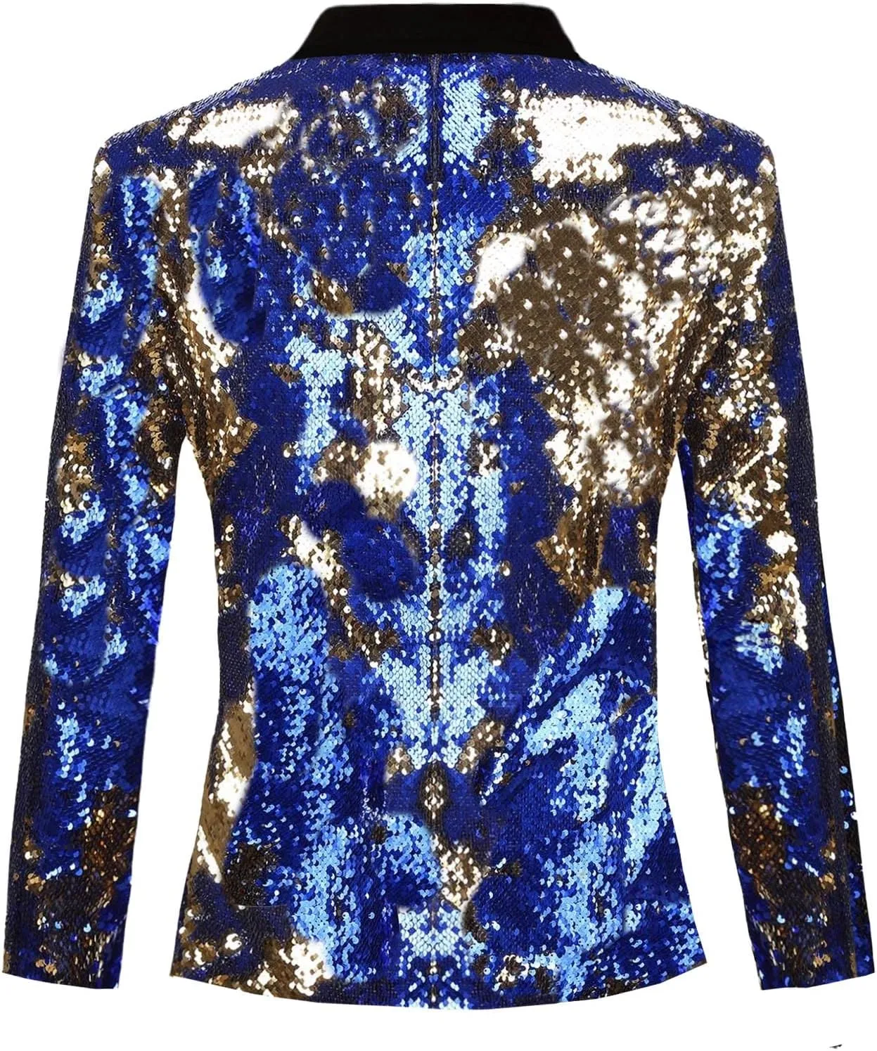 Mens Sequin Jacket Suit Blazer Prom Tuxedo Wedding Dinner Party Tux