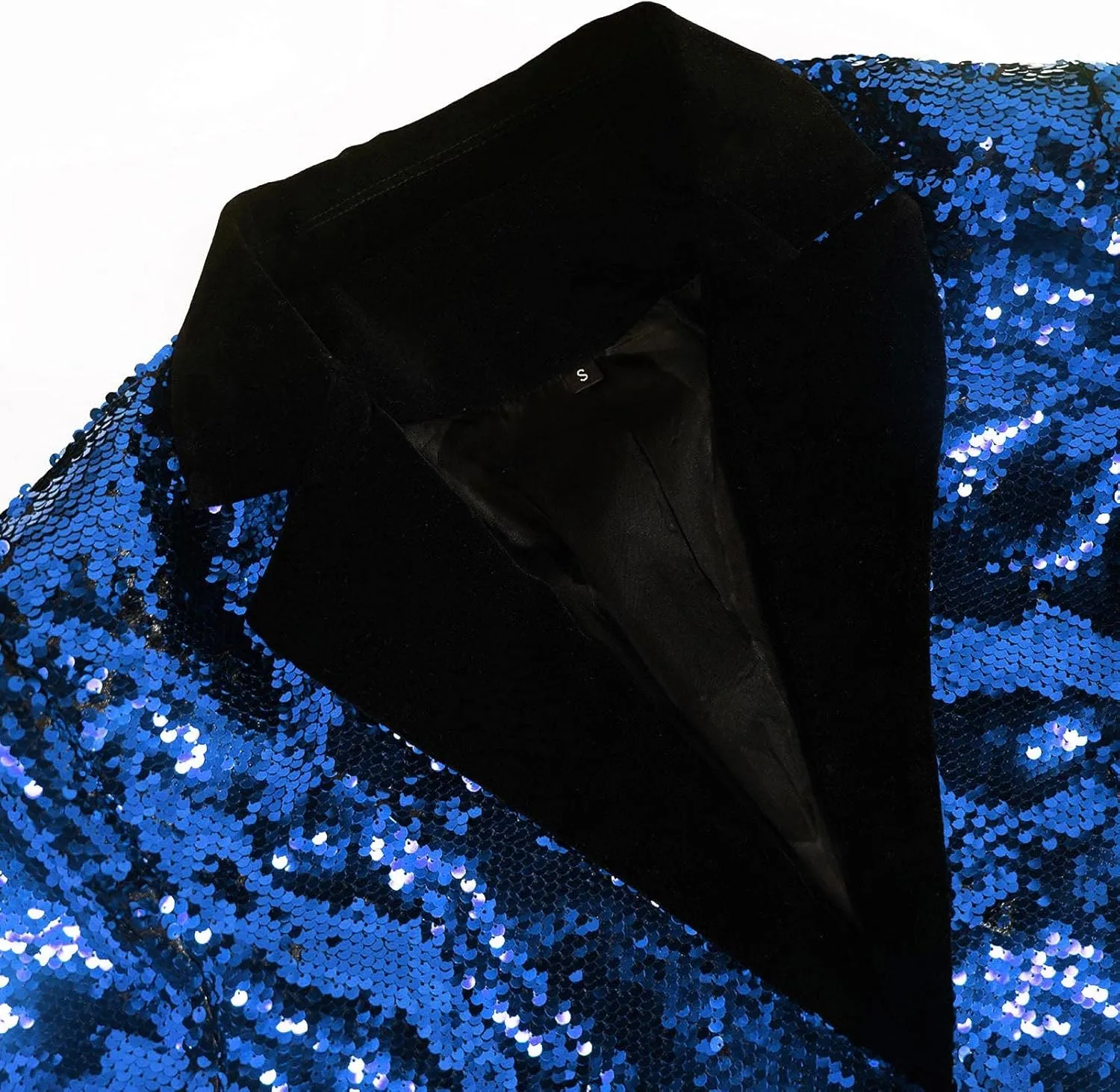 Mens Sequin Jacket Suit Blazer Prom Tuxedo Wedding Dinner Party Tux