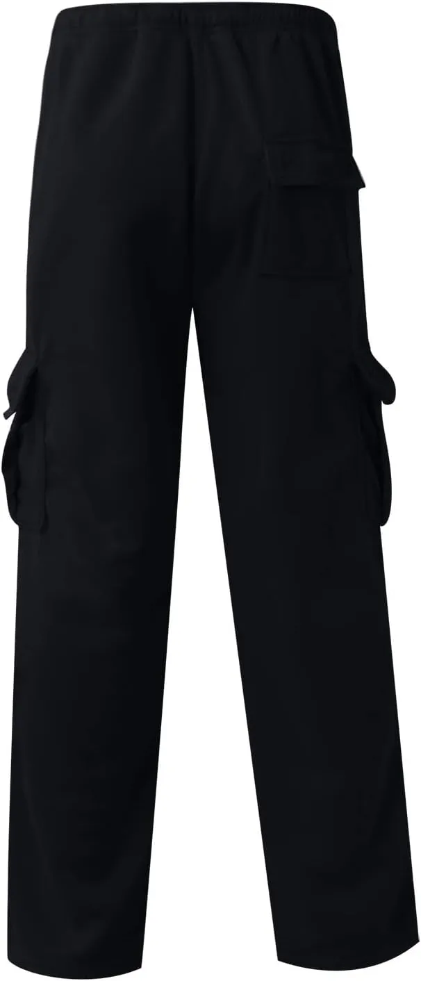 Mens Ski Pants Snow Pants For Men Overalls Drawstring Multi Pocket Casual Pants Hiking Pants Cotton Twill Pants