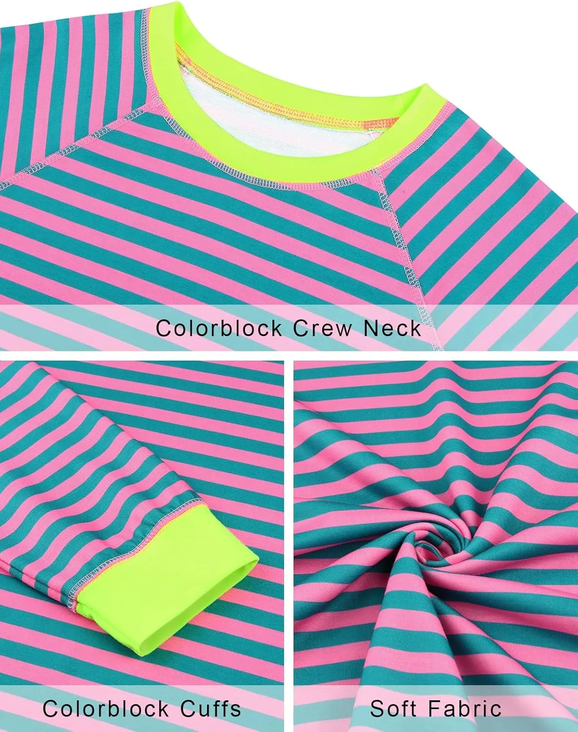 Misyula Style Women Tie Dye Sweatshirt Color Block Long Sleeve Crewneck Oversized Tshirt