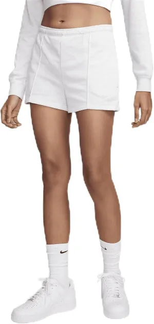 Nike Sportswear Chill Terry Women's High-Waisted Slim 2" French Terry Shorts (Birch Heather/Light Orewood Brown, FN2455-051) Size X-Large