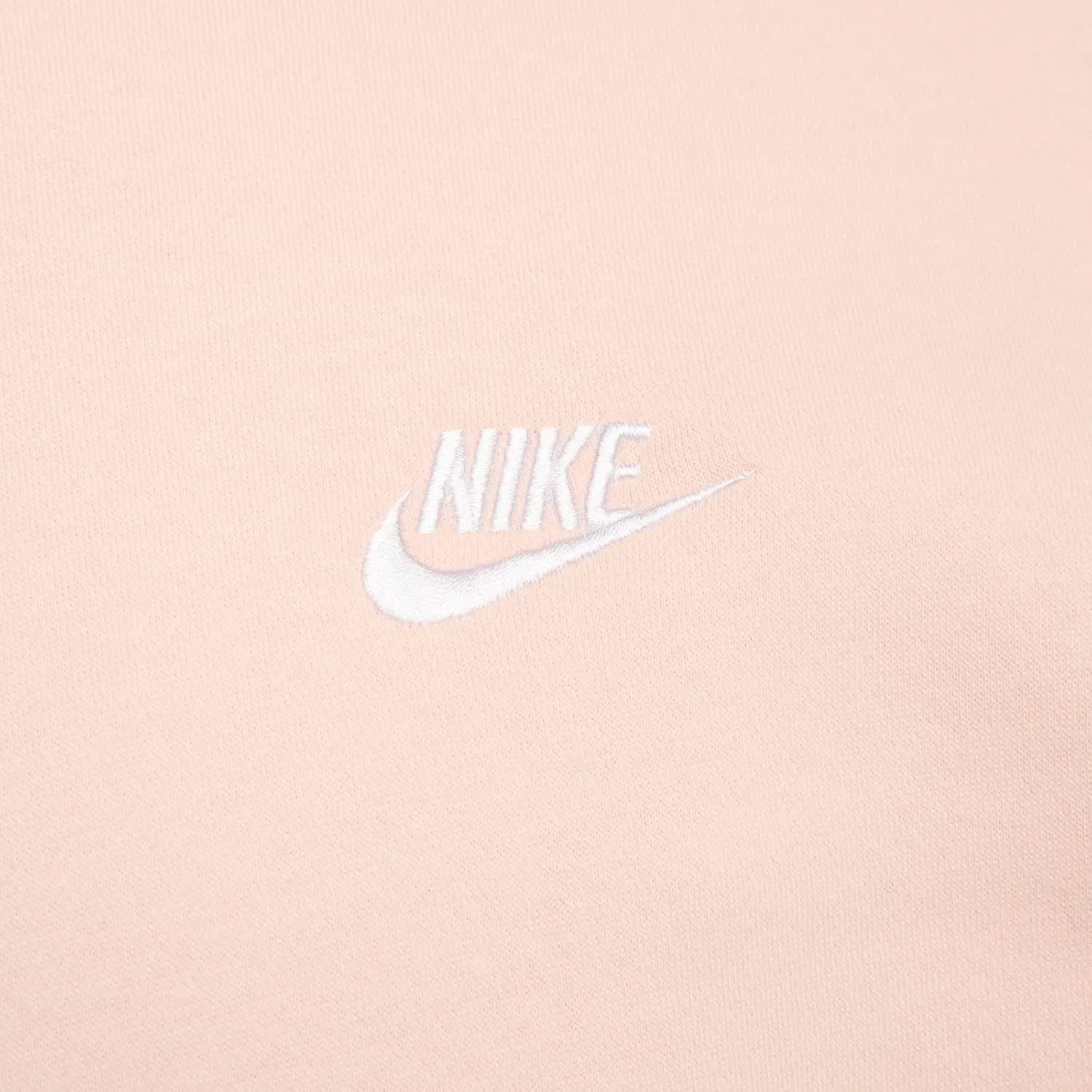Nike Sportswear Club Fleece Pullover Hoodie (BV2654-664, Washed Coral/Washed Coral/White)