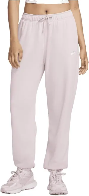 Nike Sportswear Club Fleece Women's Mid-Rise Oversized Sweatpants (DQ5800-019, Platinum Violet/White)