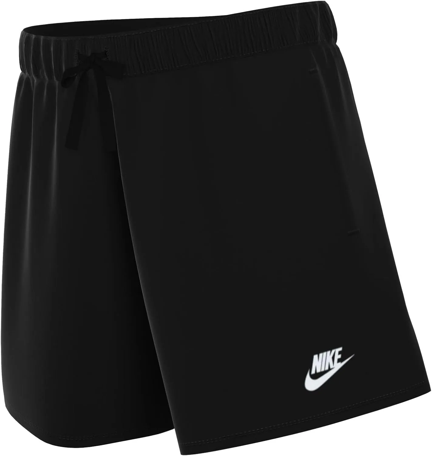 Nike Sportswear Club Fleece Women's Mid-Rise Shorts (Plus Size) (DV5086-010, Black/White)