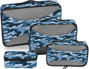 Packing Cubes for Suitcases 4 Set Luggage Bags Organizers Travel Organizer Bags for Luggage Packing Cubed Camouflage