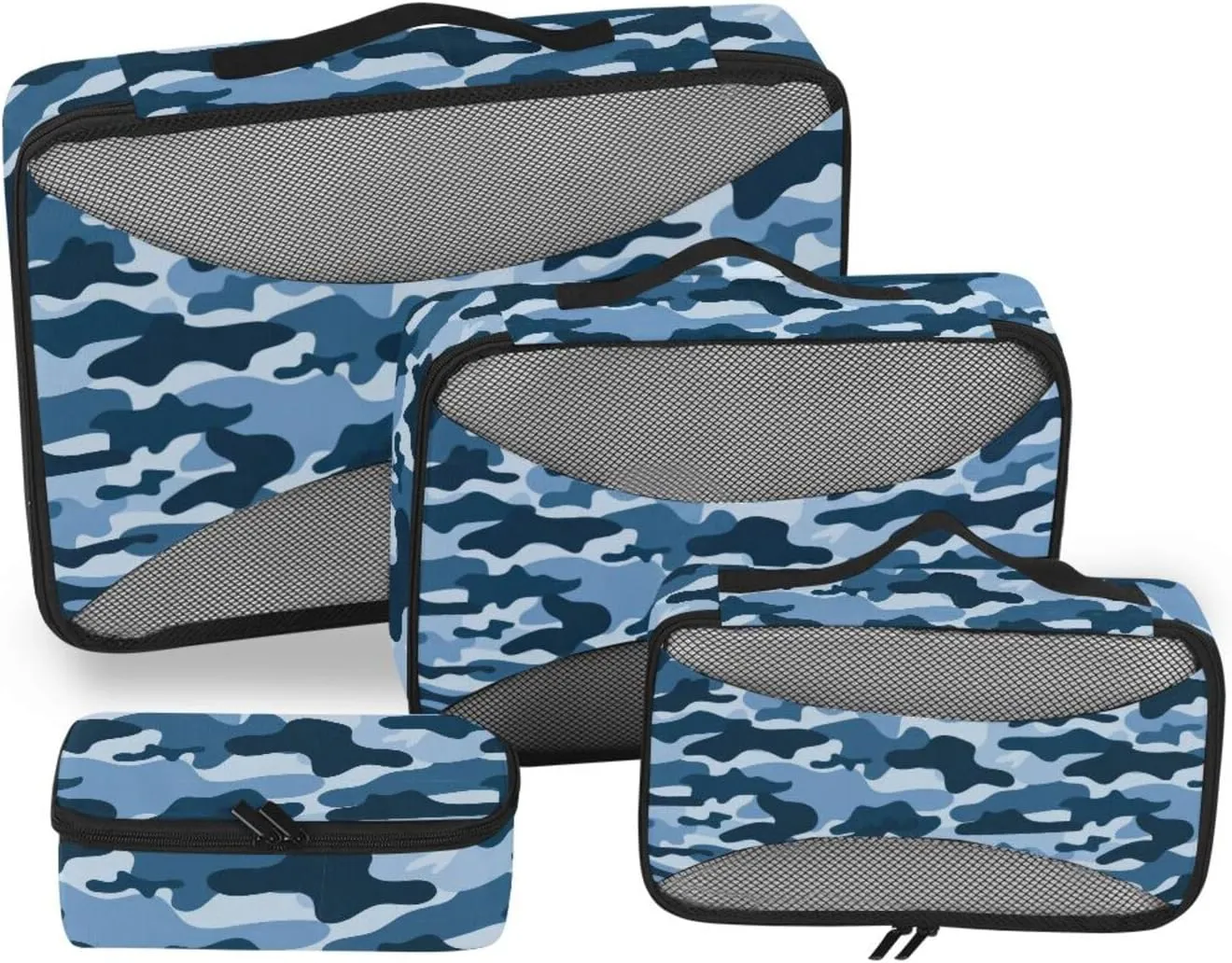 Packing Cubes for Suitcases 4 Set Luggage Bags Organizers Travel Organizer Bags for Luggage Packing Cubed Camouflage