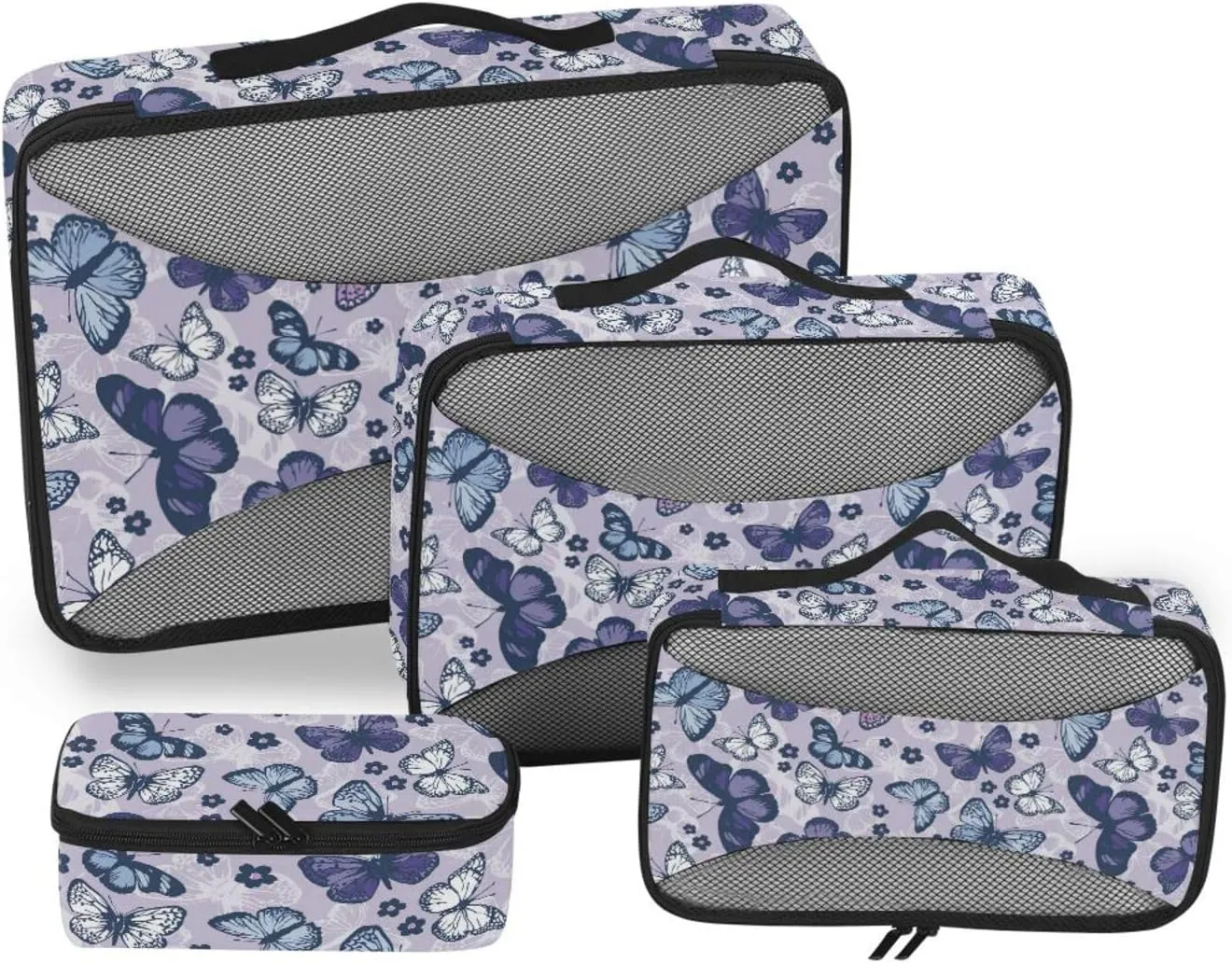 Packing Cubes for Travel Set of 4 Luggage Cubes for Packing Packing Cubes Travel Oacking Cubes Butterfly