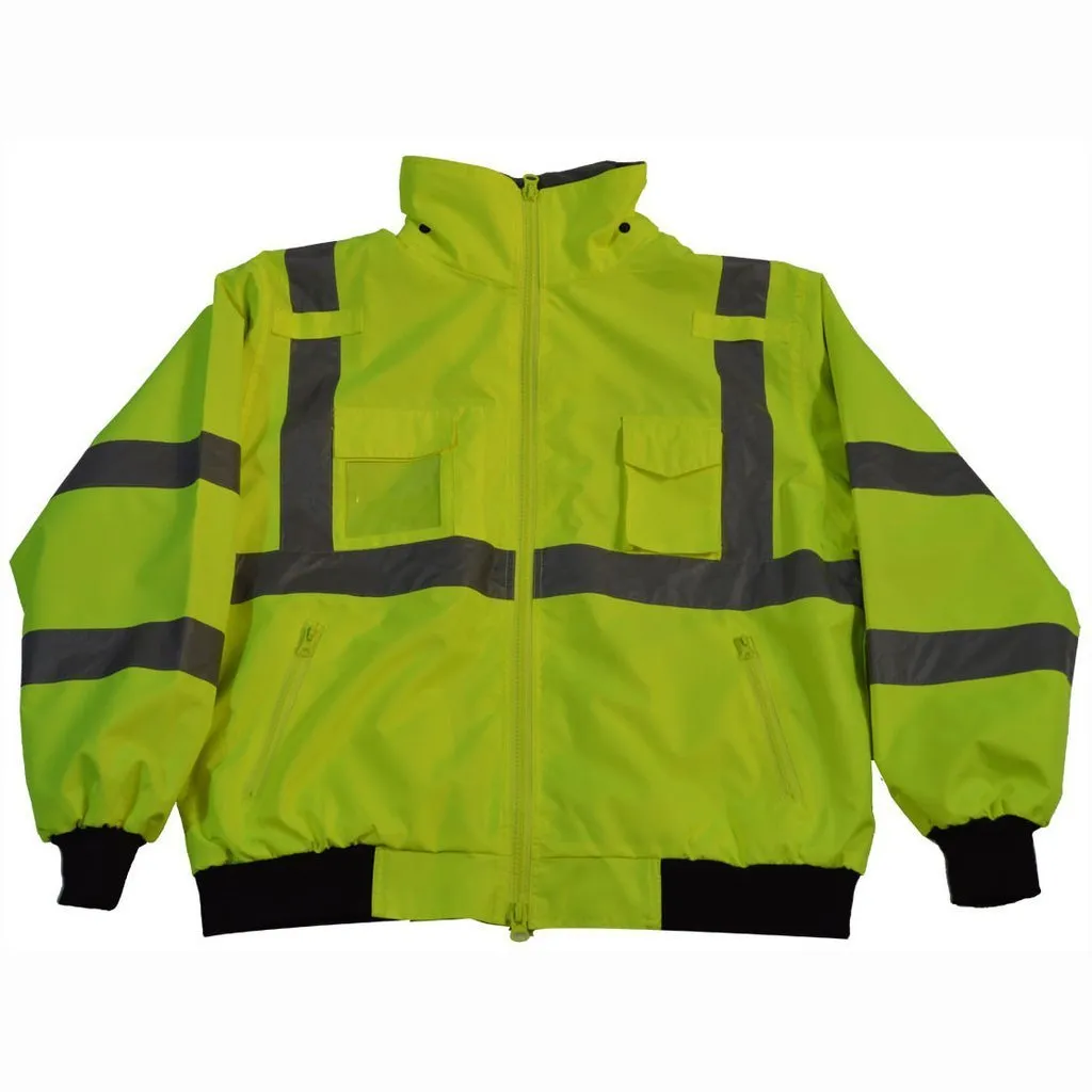 Petra Roc LBJ-C3 Class 3 Waterproof Bomber Jacket with Removable Liner