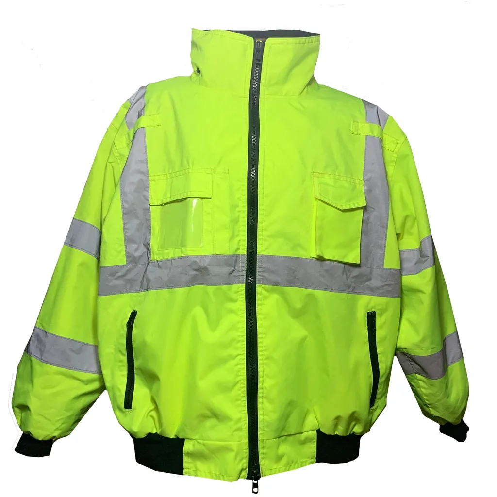 Petra Roc LBJ-C3 Class 3 Waterproof Bomber Jacket with Removable Liner