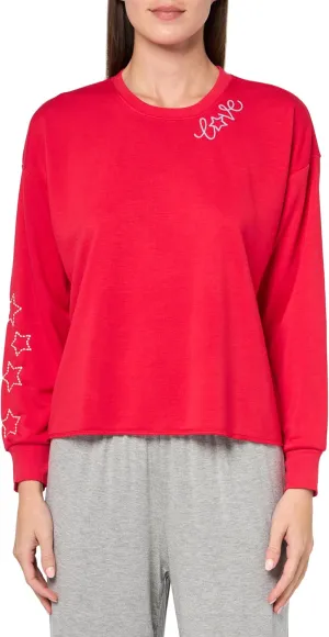 PJ Salvage Women's Loungewear All American Long Sleeve Top