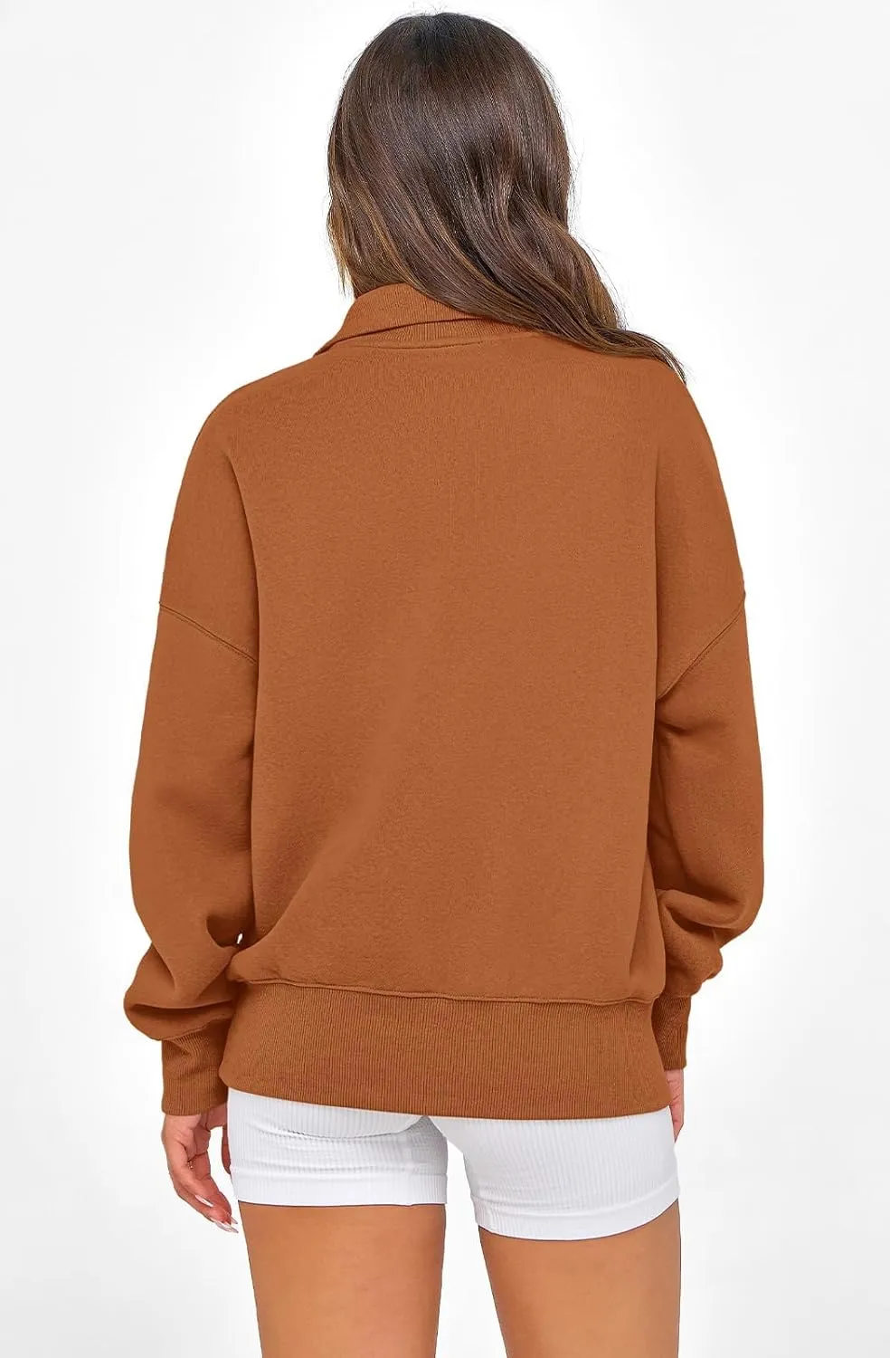 PRETTYGARDEN Womens Half Zip Sweatshirts Fleece Hoodies 2024 Trendy Long Sleeve Pullover Tops Fall Winter Outfits with Pocket