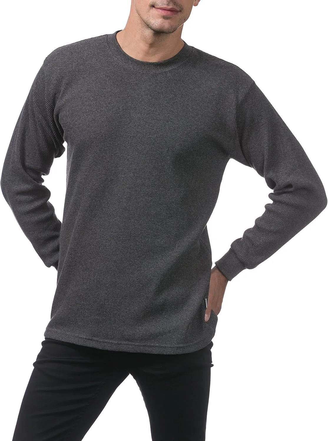 Pro Club Men's Heavyweight Cotton Long Sleeve Thermal Top