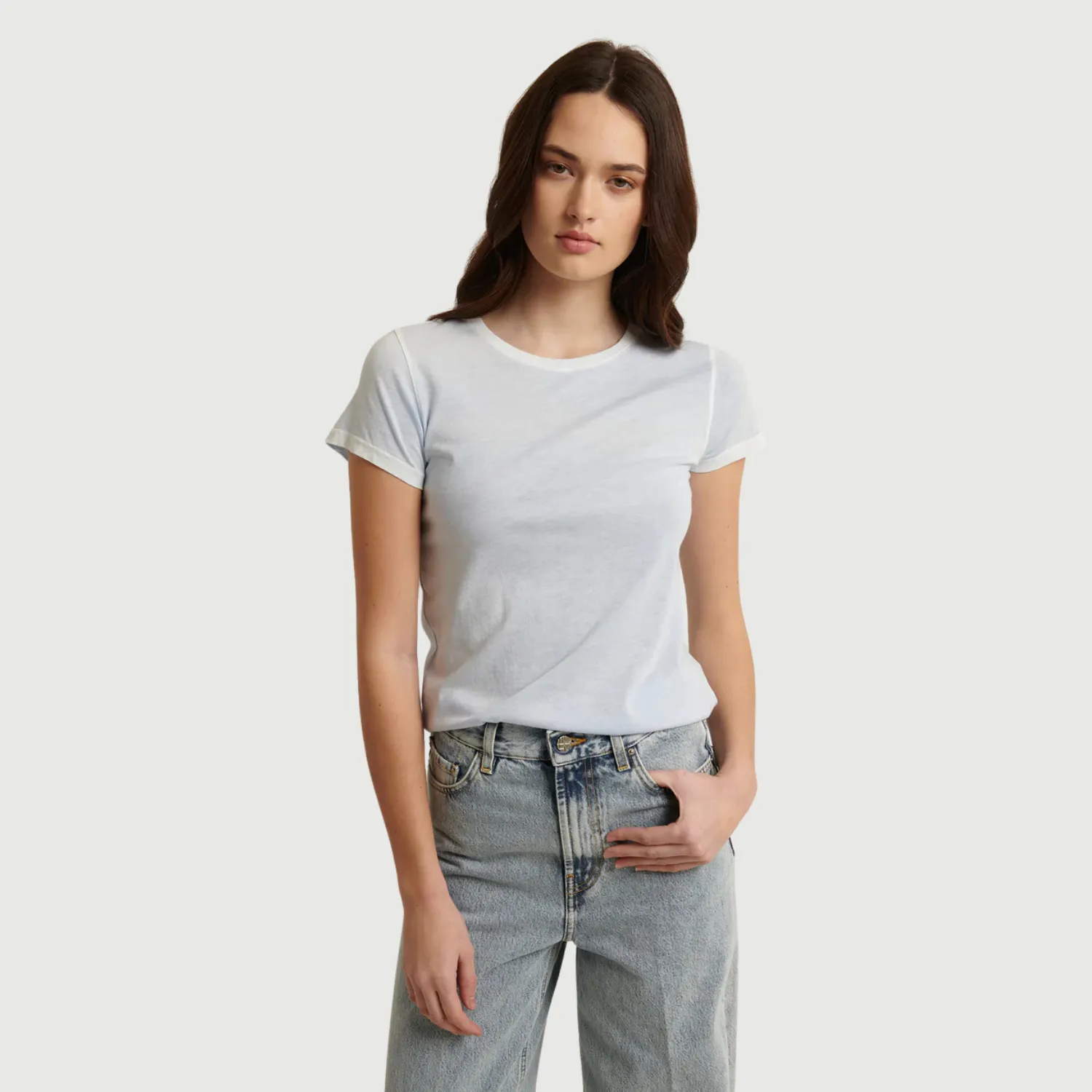 Reverse Spray Pima Cotton T-Shirt
