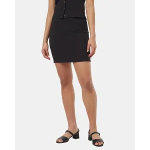 Rib Knit Mini Skirt - Ten Tree
