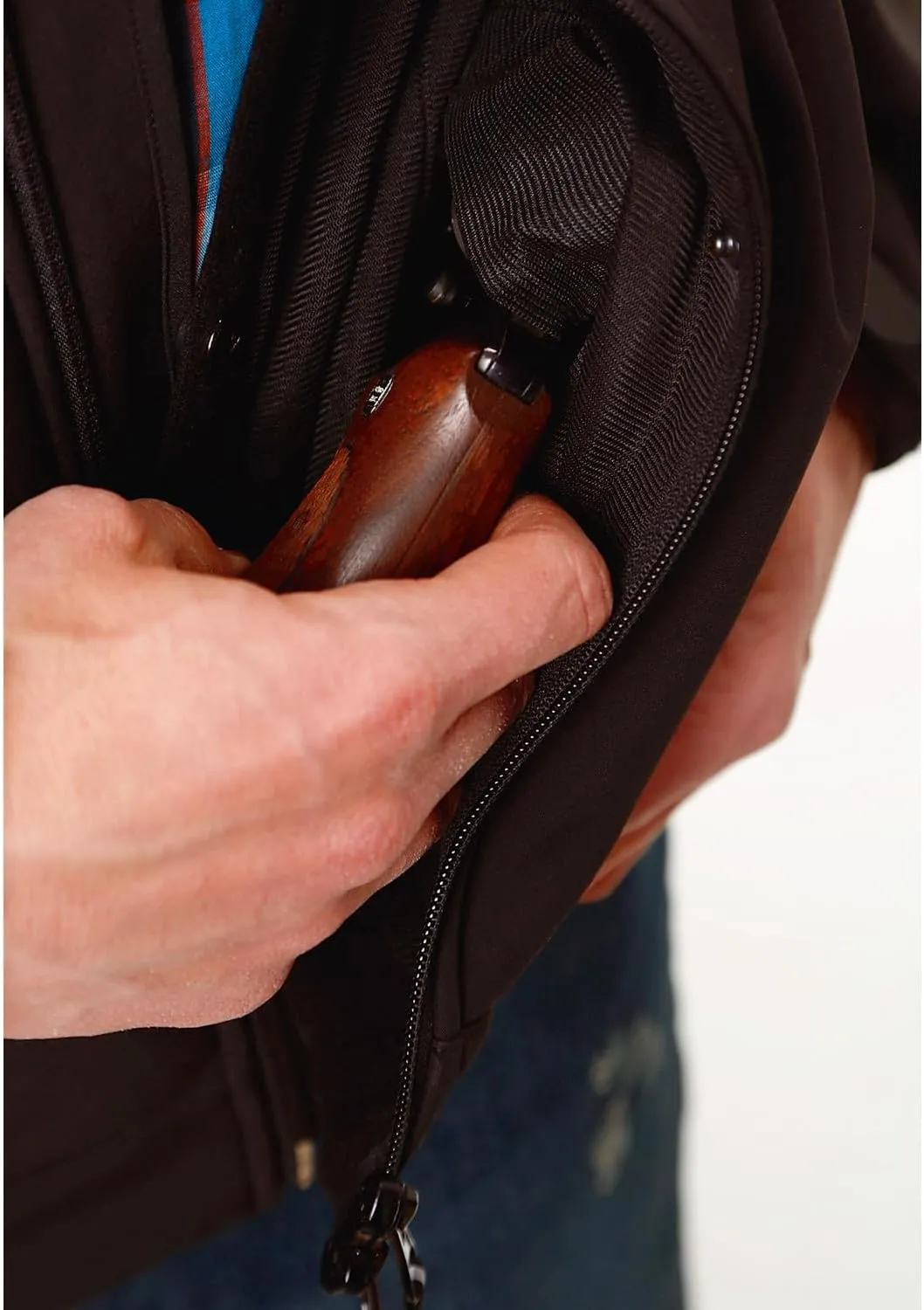 ROPER Men's Concealed Carry Softshell Jacket - 03-097-0788-0524 Bl