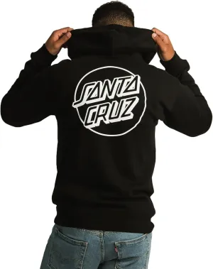SANTA CRUZ Men's Pullover Hooded Heavyweight Sweatshirt Opus Dot Skate Sweatshirt