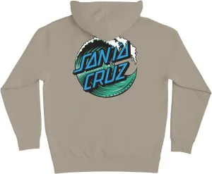 SANTA CRUZ Men's Pullover Hooded Sweatshirt Wave Dot Skate Sweatshirt