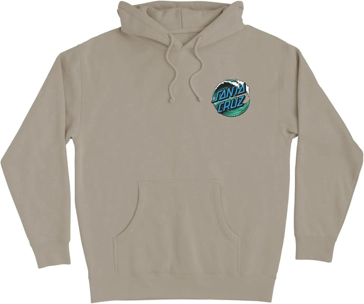 SANTA CRUZ Men's Pullover Hooded Sweatshirt Wave Dot Skate Sweatshirt