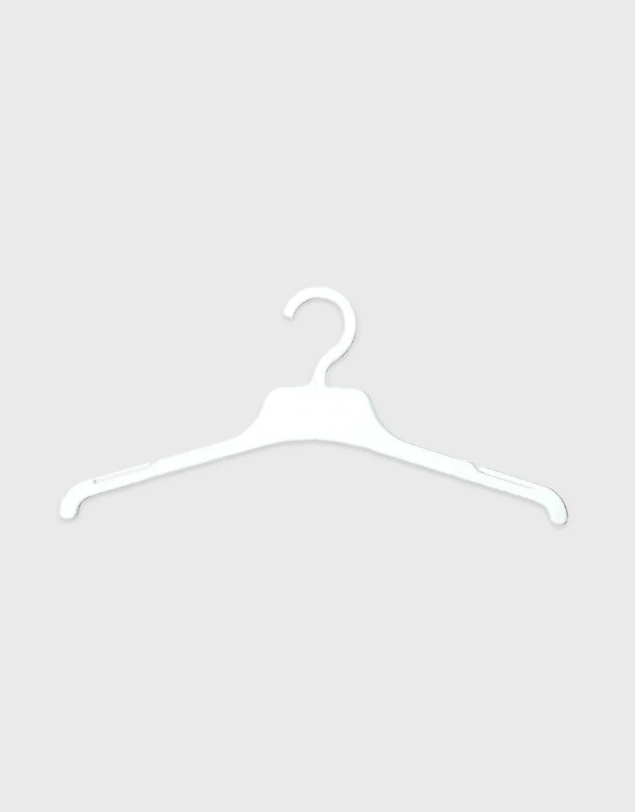 Solid Plastic Durable Hanger For Coats/ Clothes Lft-Ts 36-White
