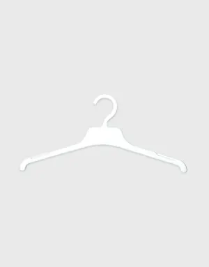 Solid Plastic Durable Hanger For Coats/ Clothes Lft-Ts 36-White