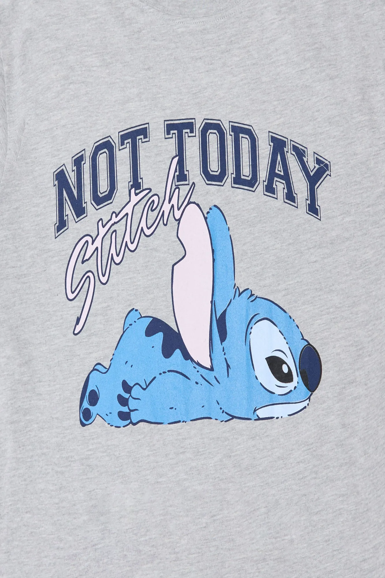 Stitch Not Today Graphic Boyfriend Tee