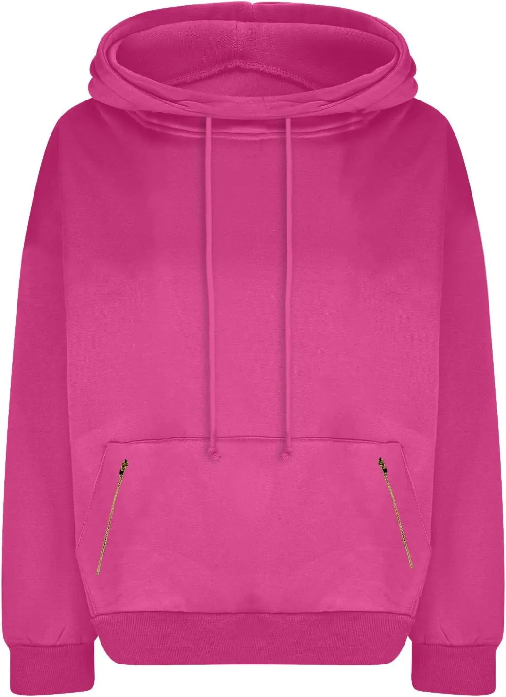 Sweatshirt for Women, Womens Cowl Neck Hoodies with Drawstring 2024 Fall Fashion Pullover Long Sleeve Shirts