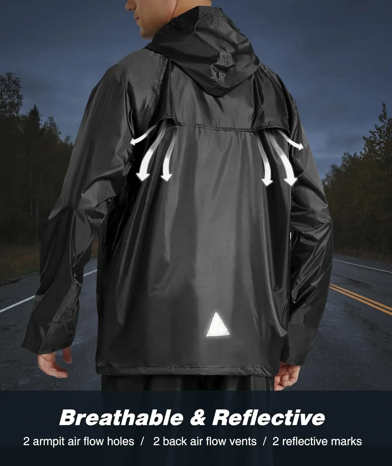 SWISSWELL Rain Suits for Men Women Waterproof Rain Gear for Fishing Heavy Duty Work Raincoat and Pants