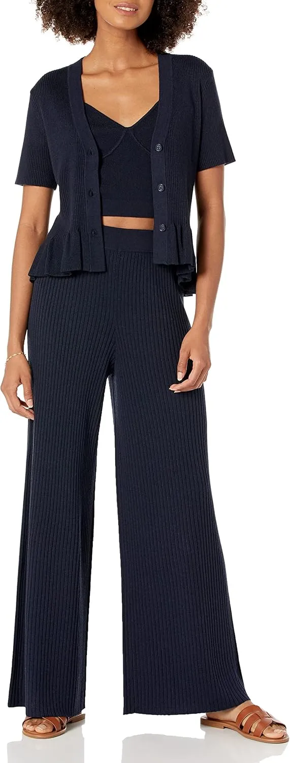 The Drop Women's Catalina Pull-on Rib Sweater Pant