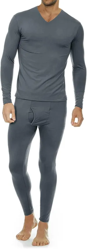 Thermajohn Long Johns Thermal Underwear for Men Fleece Lined Base Layer Set for Cold Weather