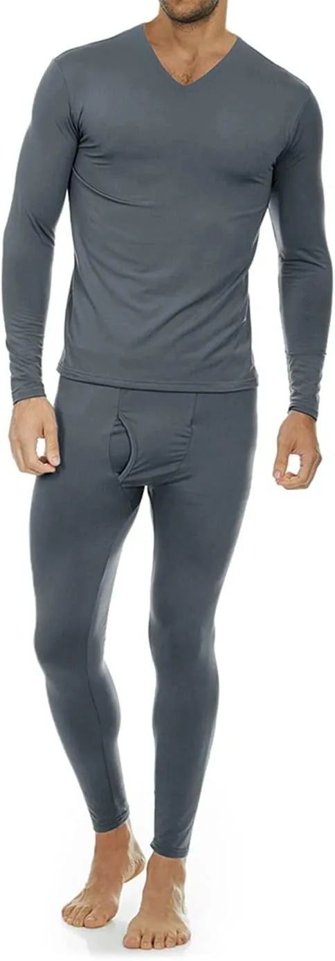 Thermajohn Long Johns Thermal Underwear for Men Fleece Lined Base Layer Set for Cold Weather