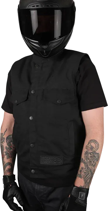 THRASHIN SUPPLY CO. Nightrider v2 Riding Vest - Black - XL - TMJ-12-11