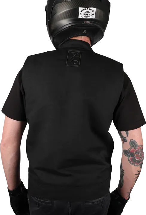 THRASHIN SUPPLY CO. Nightrider v2 Riding Vest - Black - XL - TMJ-12-11