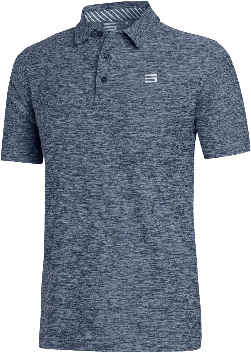 Three Sixty Six Golf Shirts for Men - Dry Fit Short-Sleeve Polo, Athletic Casual Collared T-Shirt