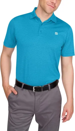 Three Sixty Six Golf Shirts for Men - Mens Quick Dry Polo Shirt - 4-Way Stretch & UPF 50