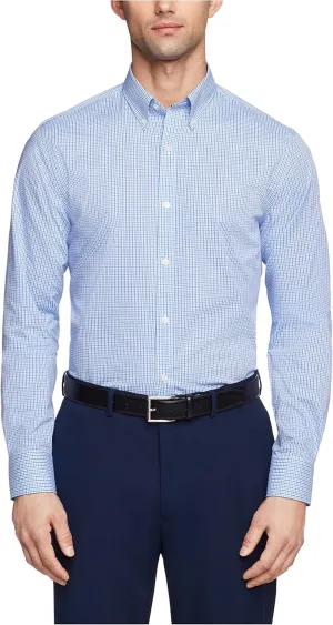 Tommy Hilfiger Men's Dress Shirt Regular Fit Stretch Twill