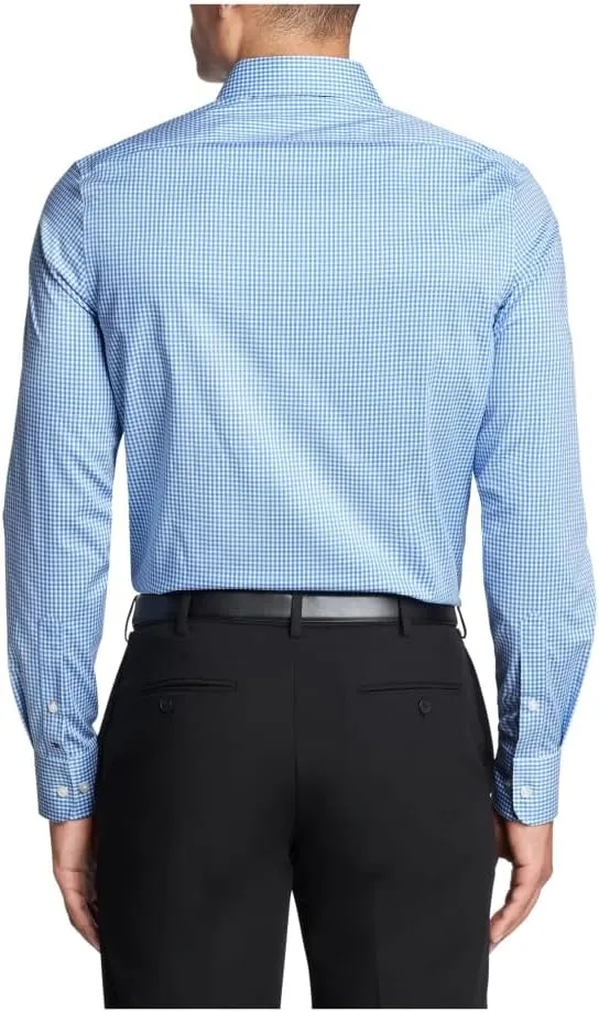 Tommy Hilfiger Men's Dress Shirt Regular Fit Stretch Twill