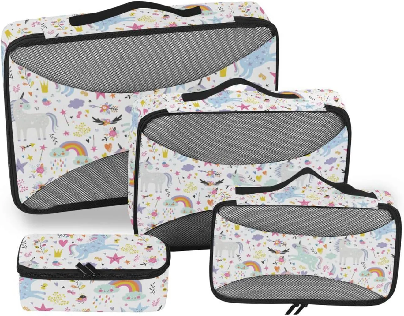 Travel Bags Organizer for Luggage Set of 4 Luggage Organizer Bags Luggage Packing Cubes for Travel Pqcking Cubes