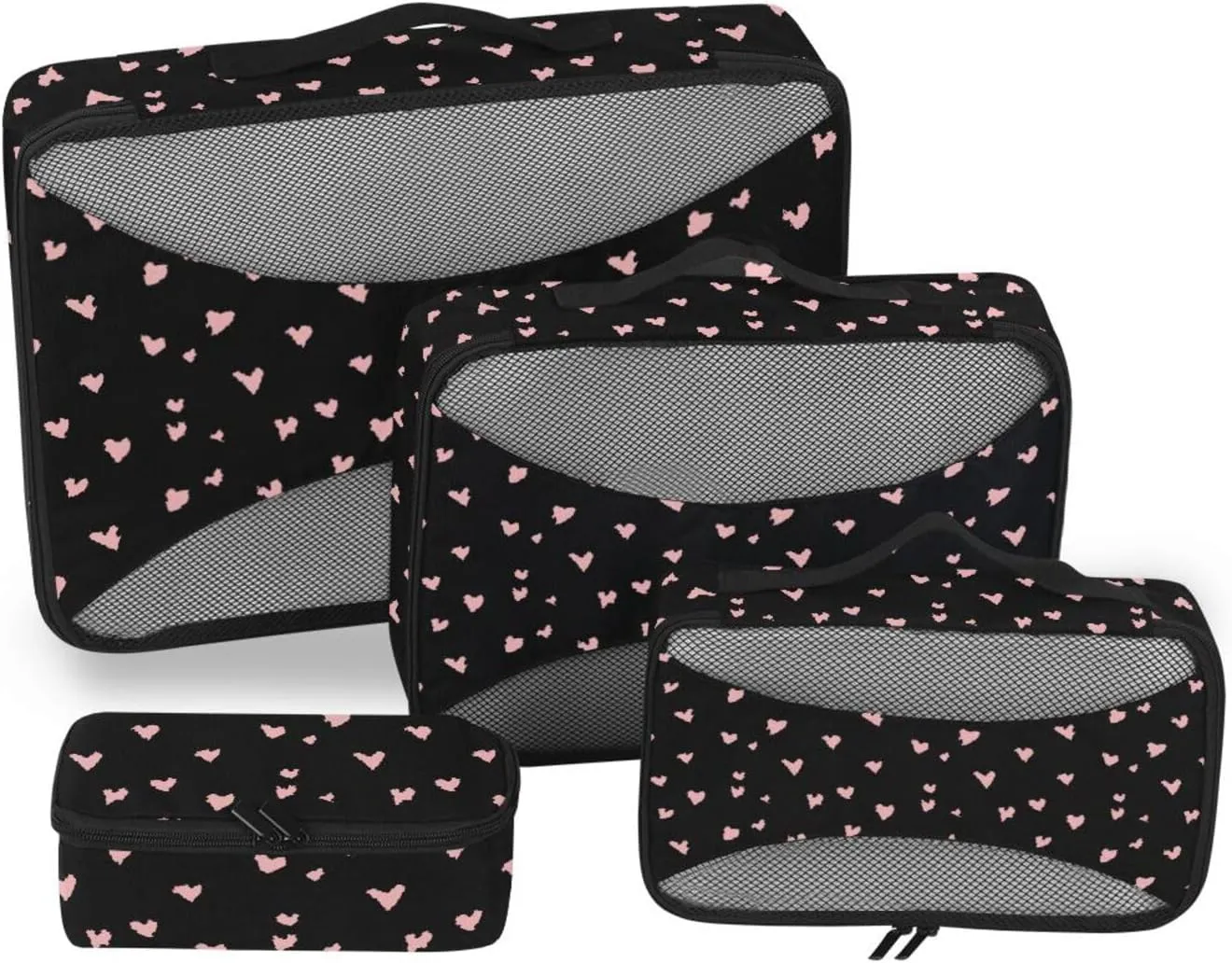 Travel Cubes for Packing 4 Set Luggage Organizers for Suitcase Luggage Packing Cubes for Travel Paxking Cubes Jaguar Print