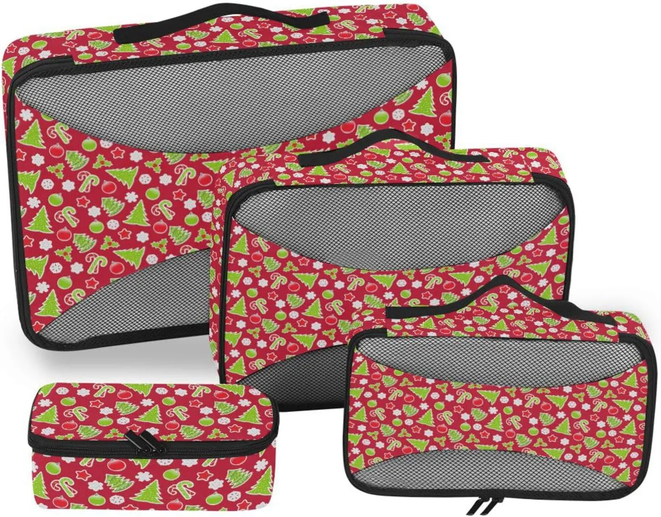 Travel Cubes for Packing Set of 4 Luggage Organizers for Suitcase Traveling Packing Cubes Paxking Cubes Christmas