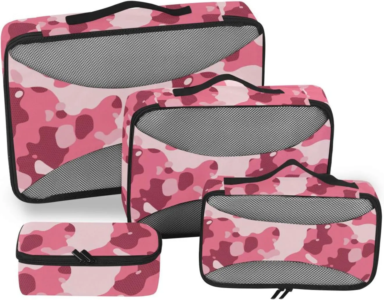 Travel Cubes Set of 4 Suitcase Organizer Packing Cubes for Luggage Packing Cube Camo