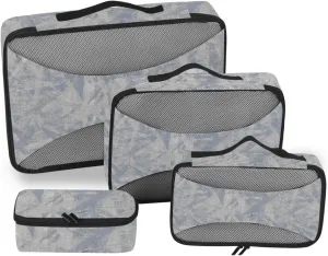 Travel Packing Cubes 4 Set Suitcase Organizer Travel Organizer Bags for Luggage Packing Cunes French Farmhouse